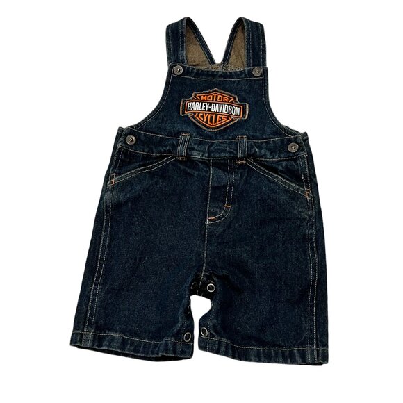 Harley-Davidson Baby Denim Shortalls, 18 mos - Picture 8 of 8